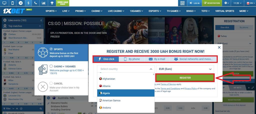 Pendaftaran dan Login 1xBet - Diperbarui untuk Juni 2025
